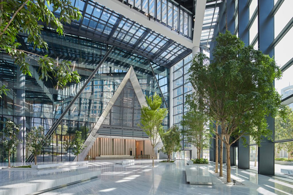 inside ICD Brookfield Place, Dubai