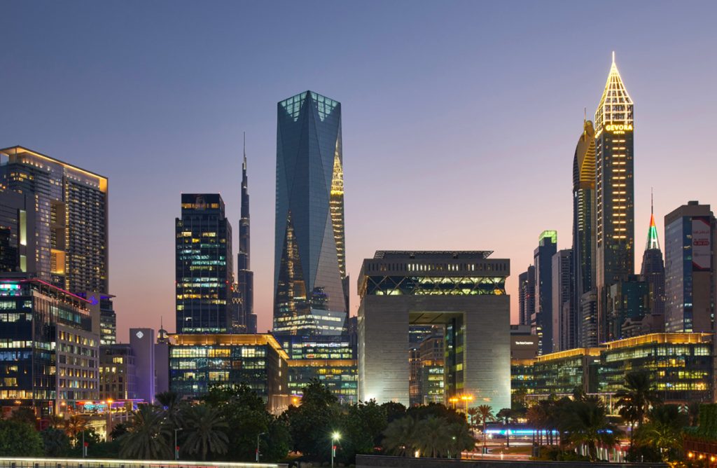 night ICD Brookfield Place, Dubai