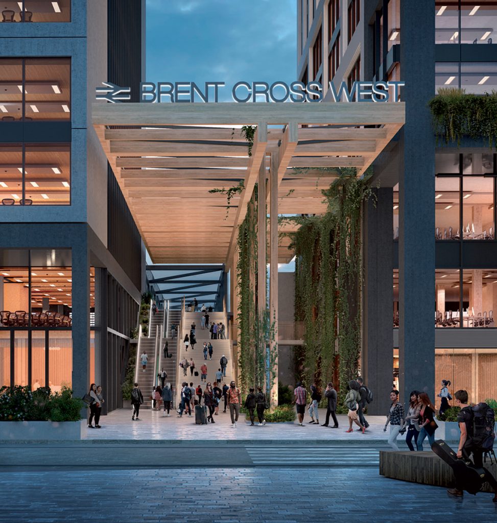 Brent Cross Town metro