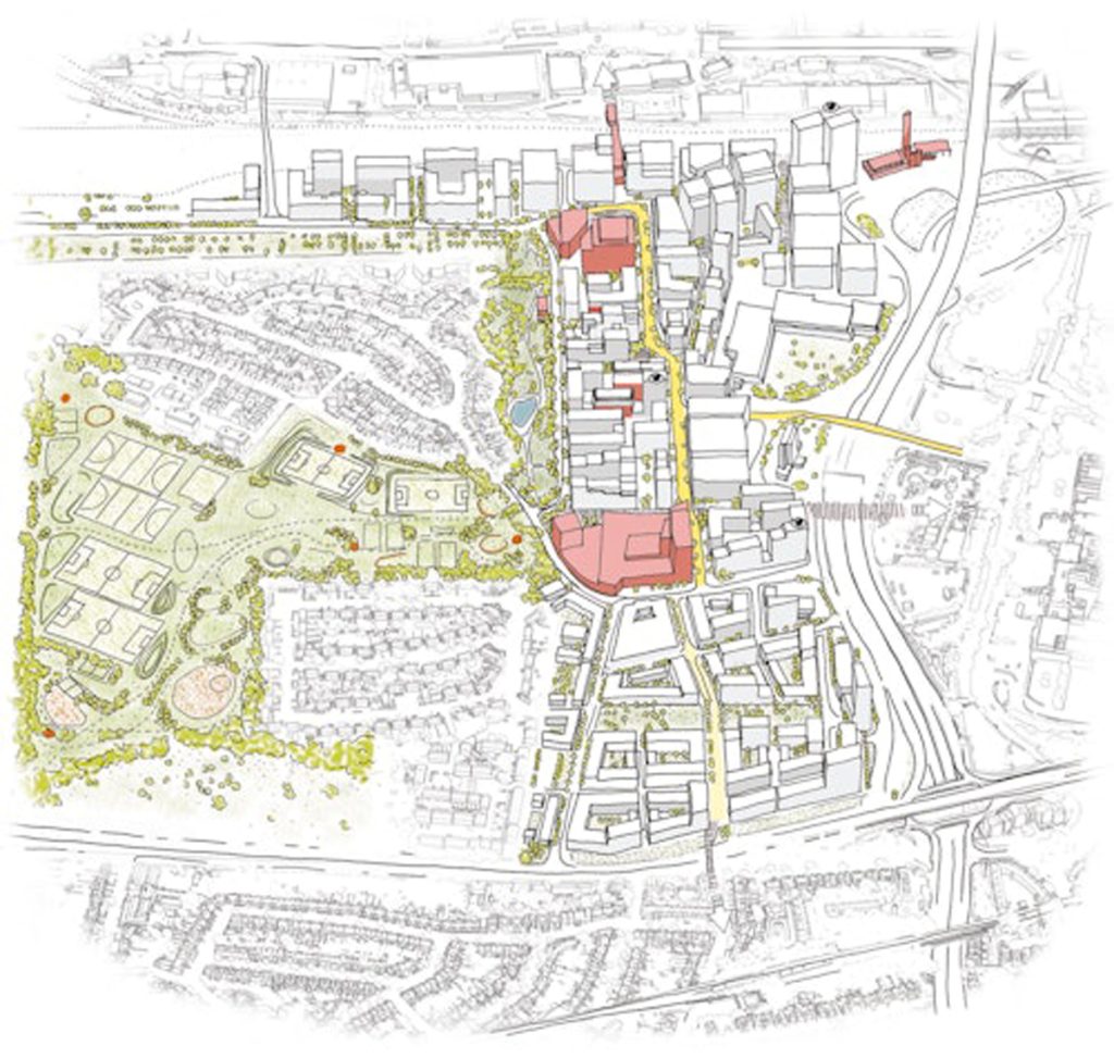 Brent Cross Town map